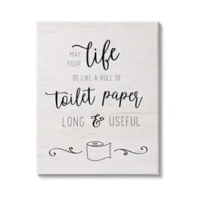 Stupell Industries 196216295016 Life Like Roll Long And Useful Phrase Designed By Natalie Carpentieri Canvas