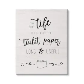 Stupell Industries 196216295047 Life Like Roll Long And Useful Phrase Designed By Natalie Carpentieri Canvas