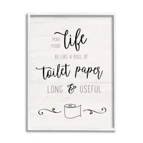 Stupell Industries 196216295139 Life Like Roll Long And Useful Phrase Designed By Natalie Carpentieri White
