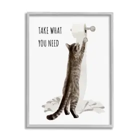 Stupell Industries 197081476425 Take What You Need Cat Framed Wall Art Design By Ziwei Li