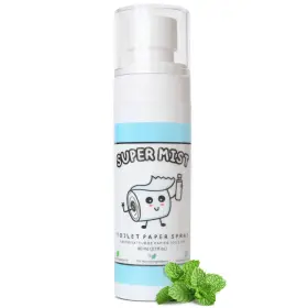 Super Mist 990312019152 Toilet Paper Spray 2.7 Fl Oz/ 300 Wipes Cleansing And Soothing Flush