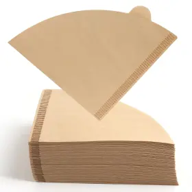 Kflz010 Suyncyi Coffee Filters 100 Count Size 02 Natural Paper Filter 1-4