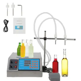 Cwcw1liquid34ax1a Takywep Liquid Filling Machine 1-135 Fl Oz Automatic Bottle Alcohol Double Nozzle