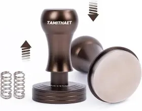 Tamithaet 717701880984 Stainless Steel Coffee Tamper 53.5mm - Heavy Duty Espresso Press For