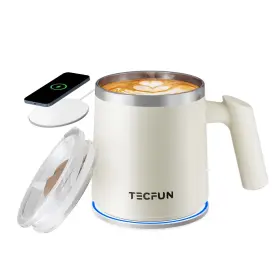 Risk2 Tecfun 762715391216 Coffee Mug Warmer 2024 New Wireless Heating Tech0 Fire In 1 Warme