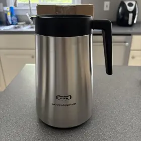 59865 Technivorm Moccamaster 1.25 L Thermal Carafe Silver 40 Ounce. For Kbt