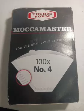 Technivorm Moccamaster 793842023480 #4 White Paper Filters 100-count Nib Freeship B13