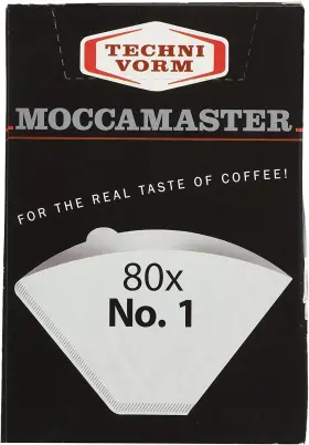 85090 Technivorm Moccamaster Cup-one Paper Filters 80 Count White