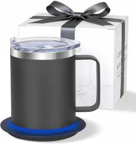 Technology 313104292241 Coffee Warmer With Mug Set Usb Powered Heated Cup 10h Auto Shut-off 131