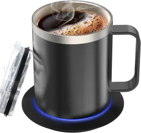 Technology 445001133167 Coffee Warmer With Mug Set Usb Powered Heated Cup 10h Auto Shut-off 131
