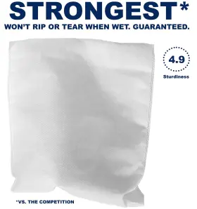 Tezpak 760939398837 50 Pack Cold Brew Coffee Filters 12 Inch X 13 With Leading M #2