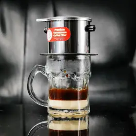 Thang Long 639112230236 2 Pack Vietnamese Coffee Filter Brewer. Great For Travel And Camping 11oz La #3