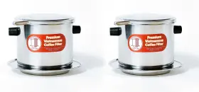 Thang Long 639112230236 2 Pack Vietnamese Coffee Filter Brewer. Great For Travel And Camping 11oz La