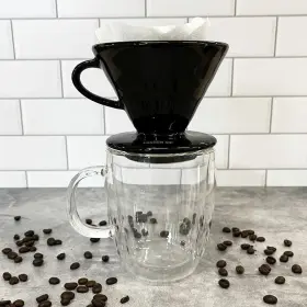 The London Sip 850039553226 Ceramic Coffee Dripper Pour Over Maker Slow Brewing Ac #3