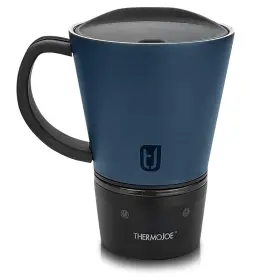 Cz-f303-zzmr Thermojoe 14 Oz. Rechargeable Heated Smart Thermo Mug For Coffee And Tea With Temperatu