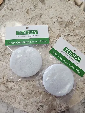 Toddy 758591011034 Filter Cold Brew Coffee System 4 Pack Genuine Replacement Filters New