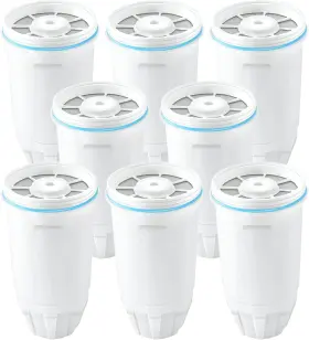 Zr-001 Tomoon 8 Pack Water Filter Replacement For Zero New Resin Filtration