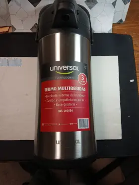 Universal 702561605306 3l Stainless Steel Coffee Airpot 12 Hours Hot And 36 Cold New