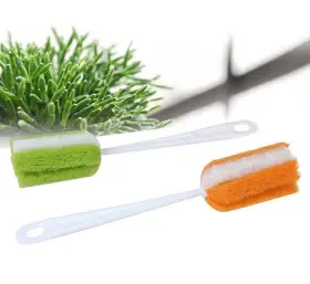 Upstore 653334851987 3pcs Soft Hanging Sponge Cleaning Brush Cleaner With Long Handle Cup Feeding Bot #3