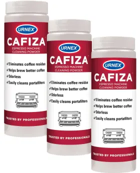 12-esp20-03 Urnex Cafiza Professional Espresso Machine Cleaning Powder 566 Grams - 3 Pack