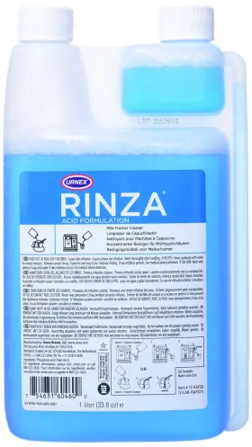 12-raf32 Urnex Rinza Acid Formula Milk Frother Cleaner 33.8-ounce