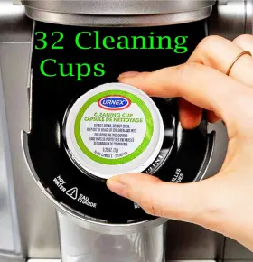 25-ccp-uxk15 Urnex 32 K-cup Cleaner Pod Cups For Cleaning Keurig And All Coffee Maker Brewers