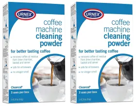 25-clp-uxp03-02 Urnex Cleancaf Coffee Maker Cleaner - 2 Pack 6 Packets Safe For All Machines