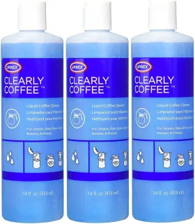 Urnex 313026757798 Clearly Coffee Pot Cleaner - 3 Pack Made In The Usa French Press Liqui