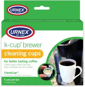 701354 Urnex K-cup Cleaner - 5 Cleaning Cups For Keurig Machines Compatible With