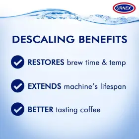 Urnex 754631601357 Descaling Solution - 4 Uses Activated Scale Remover For Use With Keurig 1.0 #3