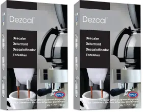 Urnex 754631601852 Dezcal Coffee And Espresso Descaler Cleaner - 2 Pack Activated Scale Re