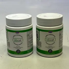 Urnex 754631605454 2 Pack Biocaf Coffee Equipment Cleaning Tablets 120 White
