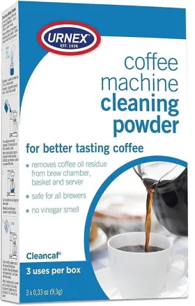 Urnex 754631702504 New Coffee Machine Cleaning Powder 3 Packets