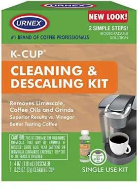 Urnex 754631709756 Coffee Descaling Kit For Use With Keurig Makers