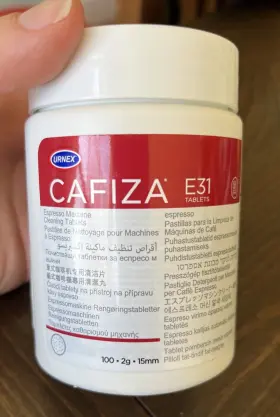 Urnex 798256050091 Cafiza Professional Espresso Machine Cleaning Tablets 100 Count