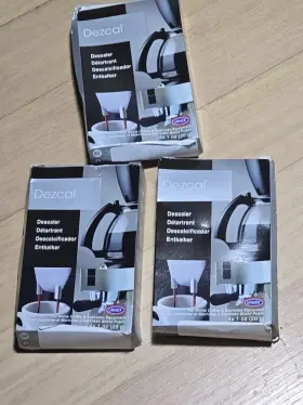 Dez100 Urnex Dezcal Activated Scale Remover Powder Coffee Brewing Descaler 12 Pack
