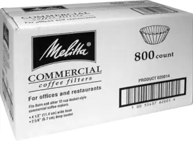 620014 Usa Basket-style Coffeemaker Coffee Paper Filter White #3