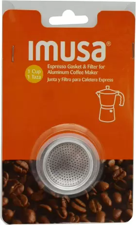 B120-391 Usa Sp-391 Aluminum Stovetop Rubber Ring And Filter For 1 Cup
