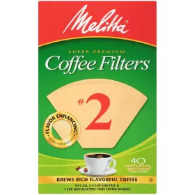 612412 Usa Inc. #2 Cone Coffee Filters Natural Brown 40 Count Best