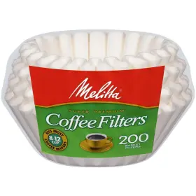 629524 Usa Inc 8 To 12 Cup White Coffee Basket Filters 200 Count