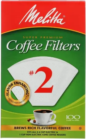 Bhbu0503a213 Usa Inc 6 Cups White Cone Coffee Filter 100 Pk Pack Of 2