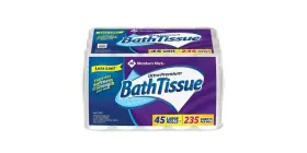 Usa112 Usa World Pioneer Soft And Strong Bath Tissue 2 Ply Large Roll Toilet Paper 235 Sheets 45 Rolls