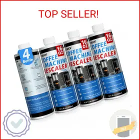 R001 Uskich 4 Pack Coffee Machine Descaler Descaling Solution -16 Uses Fo