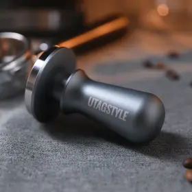 Yfq-53.3-grey Utagstyle 53.3mm Espresso Tamper Coffee With Calibrated Spring Loaded Barista Es