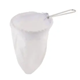 A16010800ux0300 Uxcell Stainless Steel Handle Cloth Sock Coffee Tea Strainer Filter 5 Inch