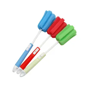 Ukz08934x Vasana 3pcs Adjustable Sponge Cleaning Brush Bottle With Plastic