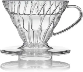 Vdr-01-t  Transparent Dripper 01 Clear Coffee Hand Drip For 1 To 2 Cups Made In