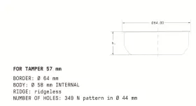 1416g Verybarista 779048762459 Ims Precision Filter Basket Compatible With Lelit And Ascaso 57mm Group He #3
