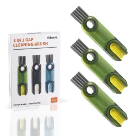 Dg31s-3 Vidonio 3 In 1 Cup Lid Gap Cleaning Brush Set Multifunctional Insulation Bottle