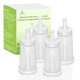 Vw-bes008-wf-4p Viewall 4 Packs Replacement Claroswiss Water Filter For Breville Barista Touch Espresso